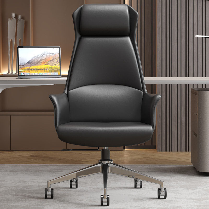 Mid / High Back Office Chair Rotatable Upholstered Managers Chair with Wheels