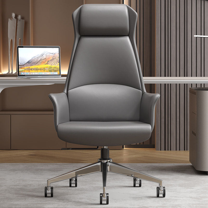 Mid / High Back Office Chair Rotatable Upholstered Managers Chair with Wheels