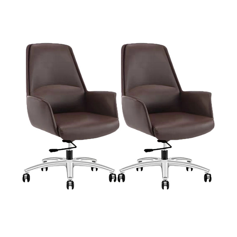 Mid / High Back Office Chair Rotatable Upholstered Managers Chair with Wheels