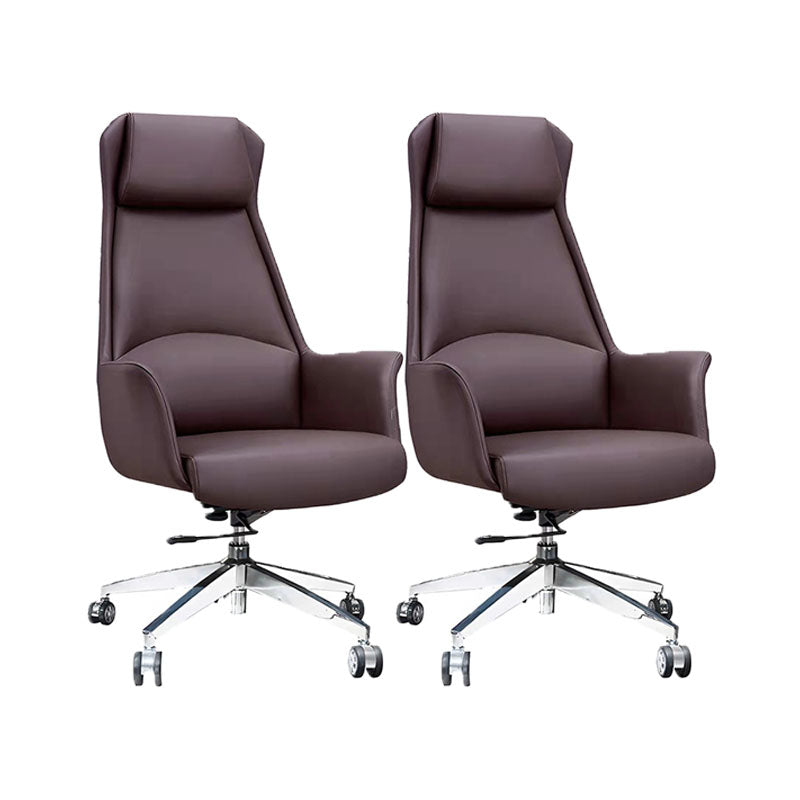 Mid / High Back Office Chair Rotatable Upholstered Managers Chair with Wheels