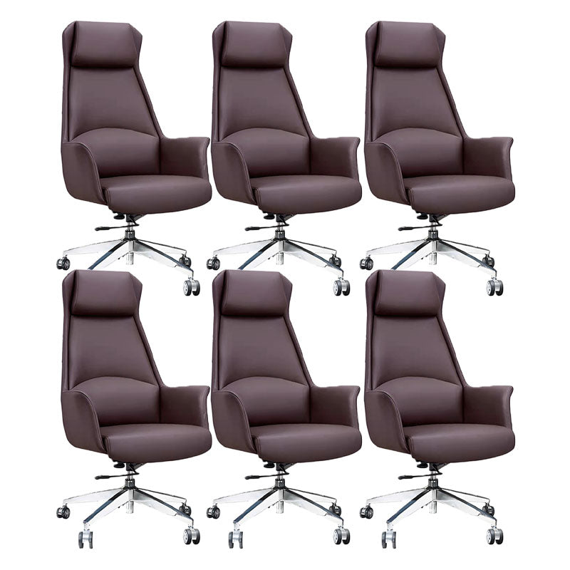 Mid / High Back Office Chair Rotatable Upholstered Managers Chair with Wheels