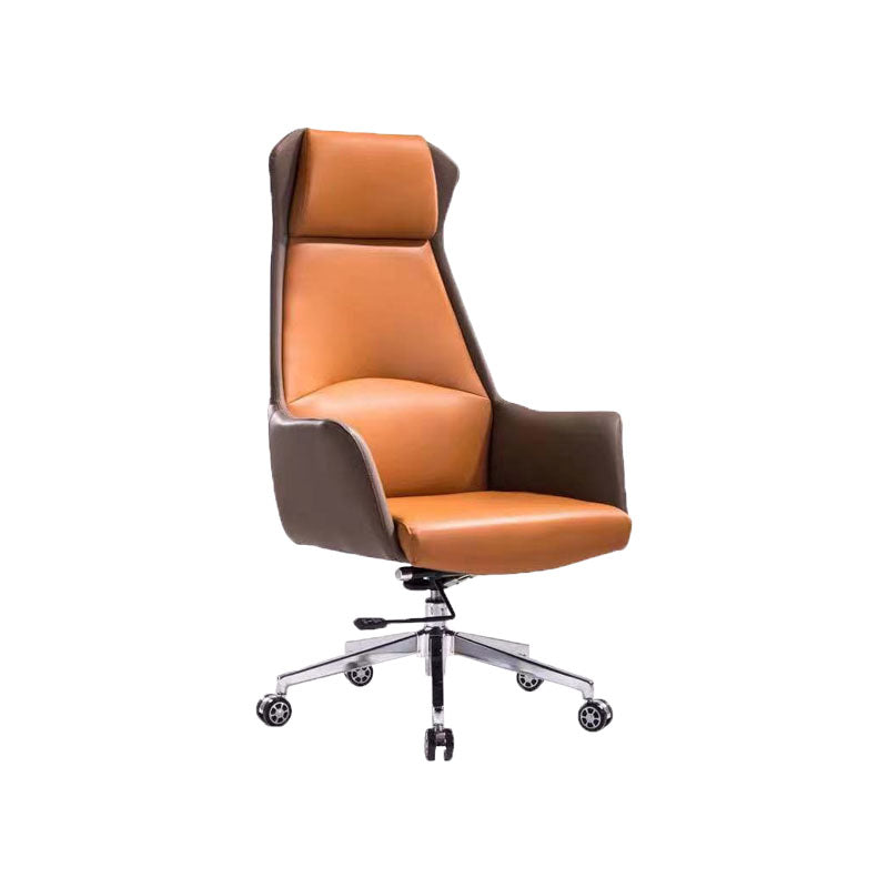 Mid / High Back Office Chair Rotatable Upholstered Managers Chair with Wheels