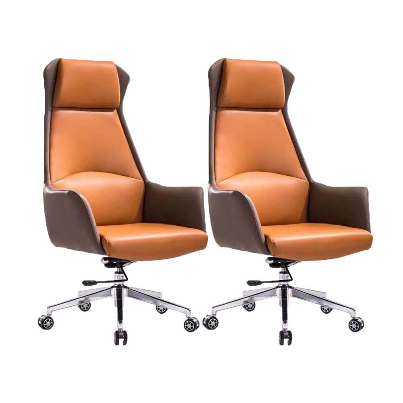 Mid / High Back Office Chair Rotatable Upholstered Managers Chair with Wheels