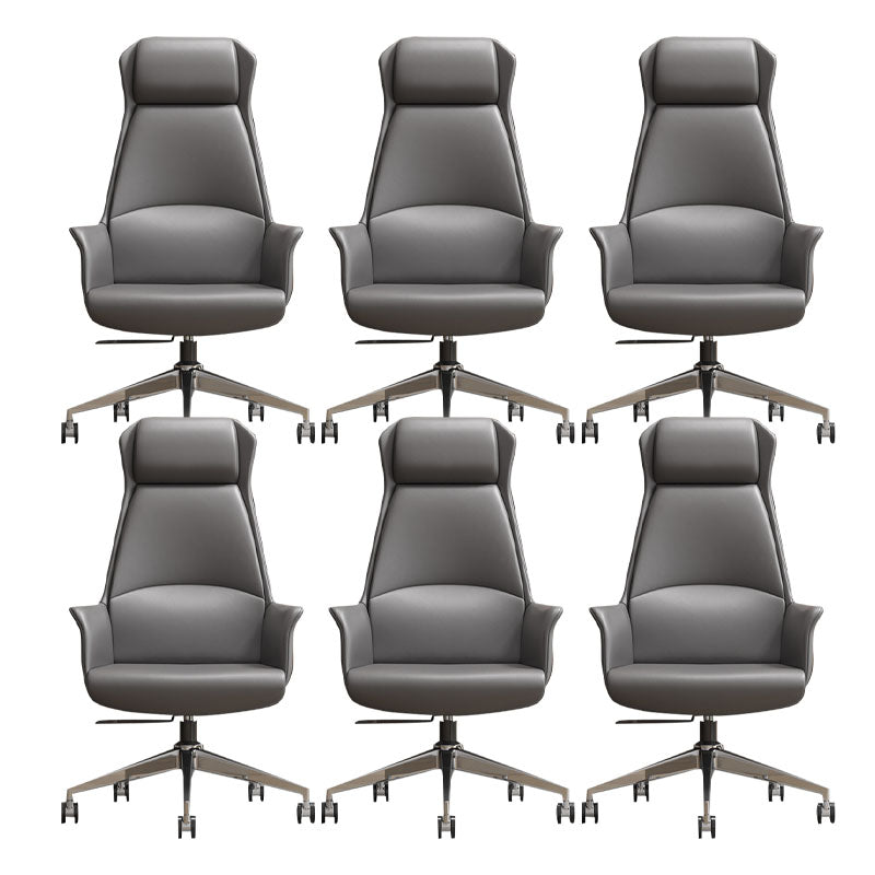 Mid / High Back Office Chair Rotatable Upholstered Managers Chair with Wheels