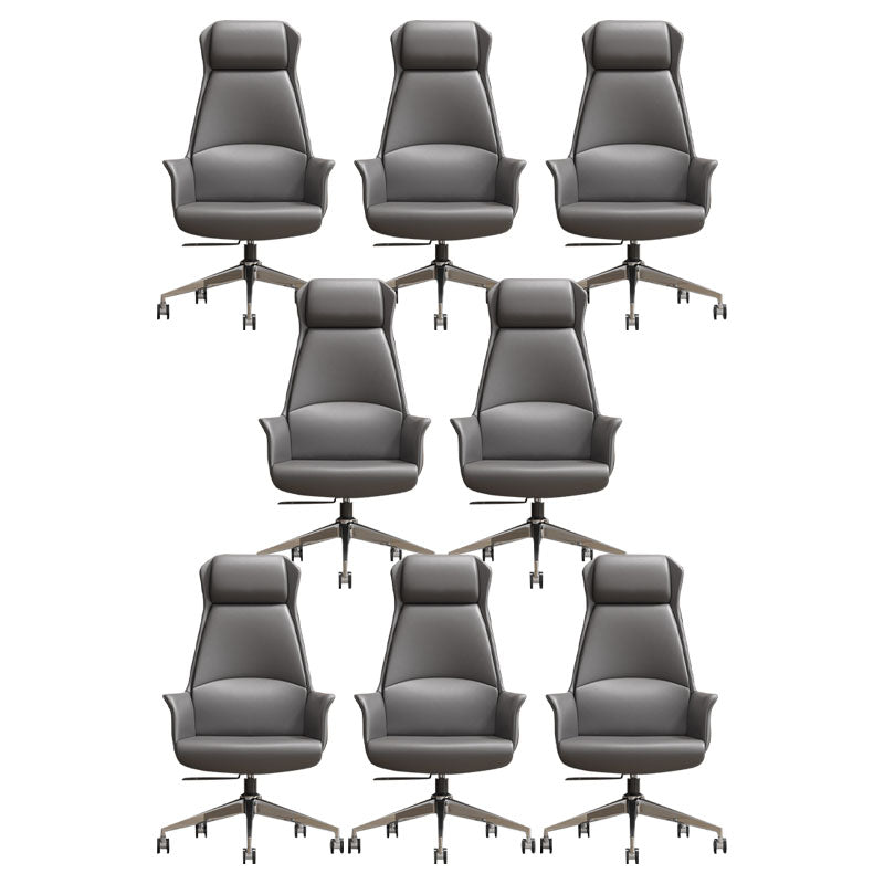 Mid / High Back Office Chair Rotatable Upholstered Managers Chair with Wheels