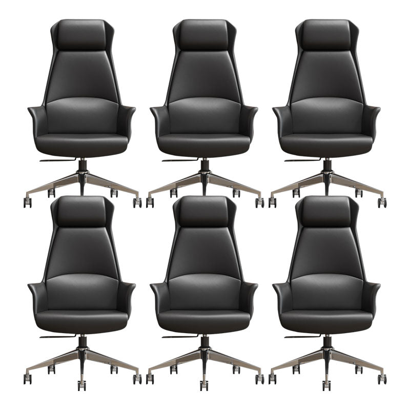 Mid / High Back Office Chair Rotatable Upholstered Managers Chair with Wheels