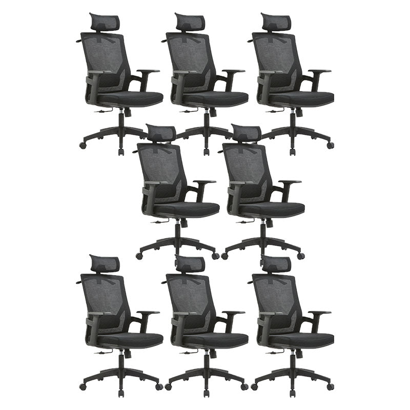 Mid / High Back Office Chair Rotatable Mesh Task Chair with Wheels