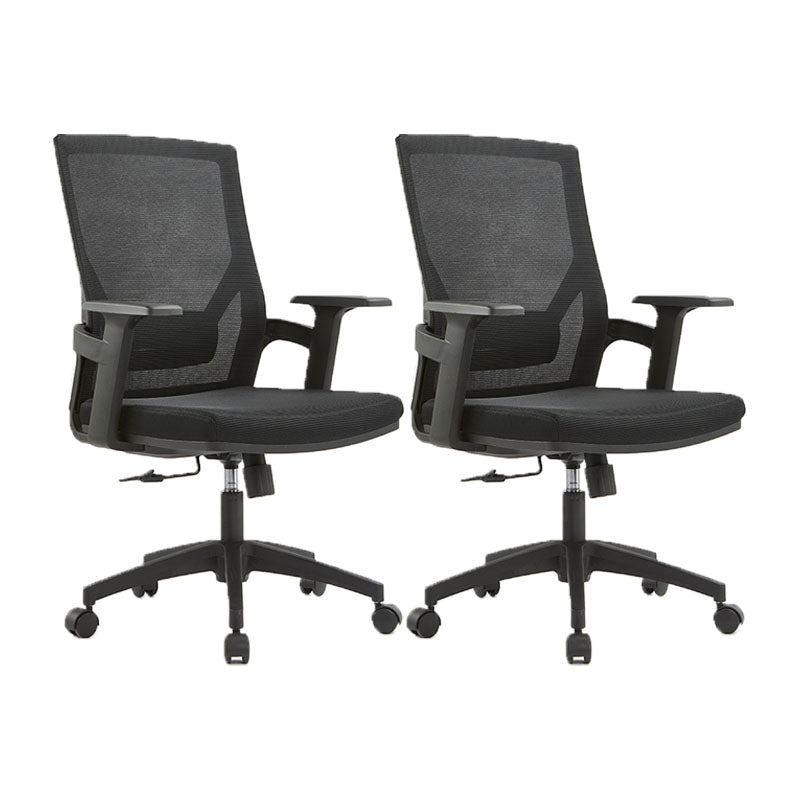 Mid / High Back Office Chair Rotatable Mesh Task Chair with Wheels