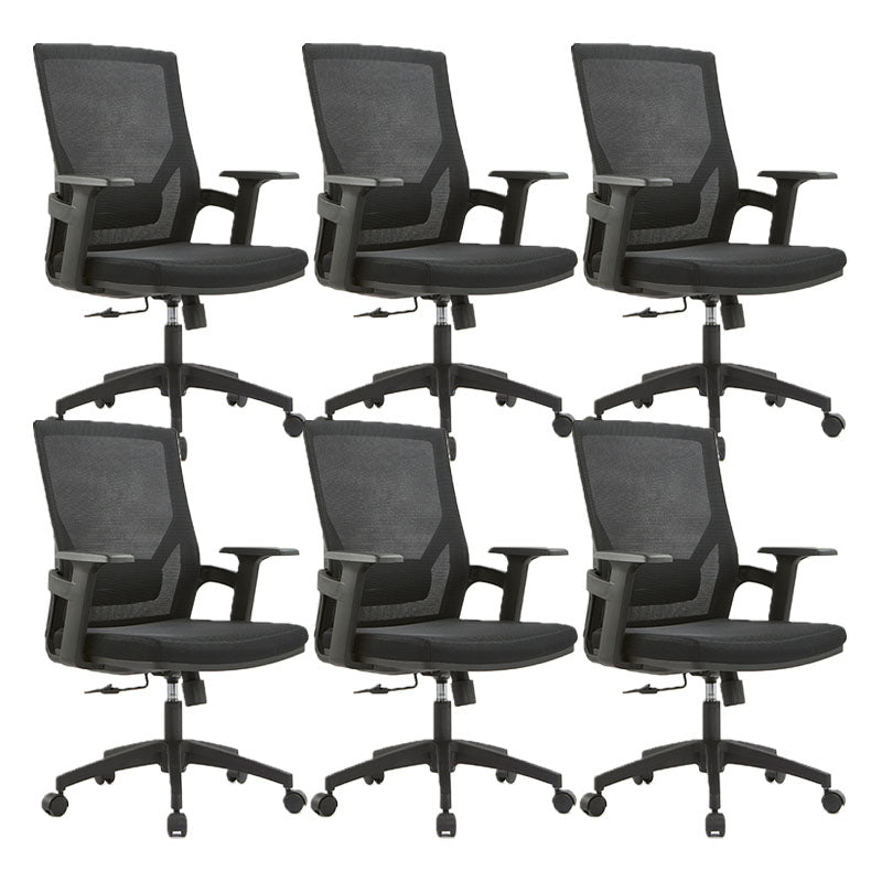 Mid / High Back Office Chair Rotatable Mesh Task Chair with Wheels