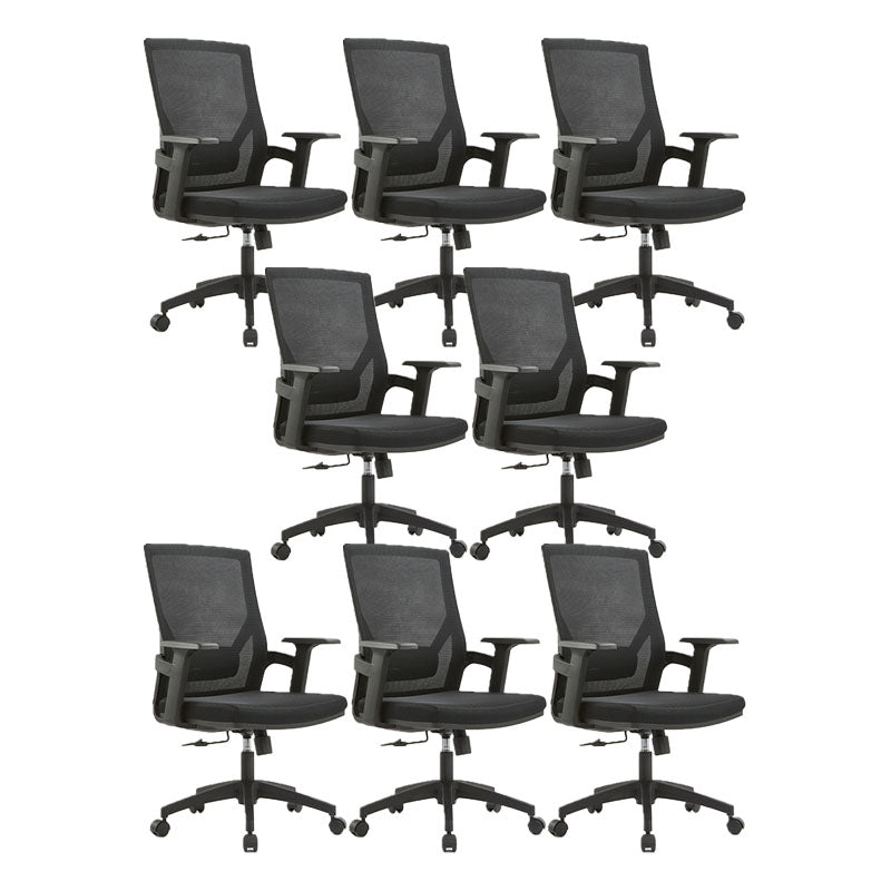 Mid / High Back Office Chair Rotatable Mesh Task Chair with Wheels