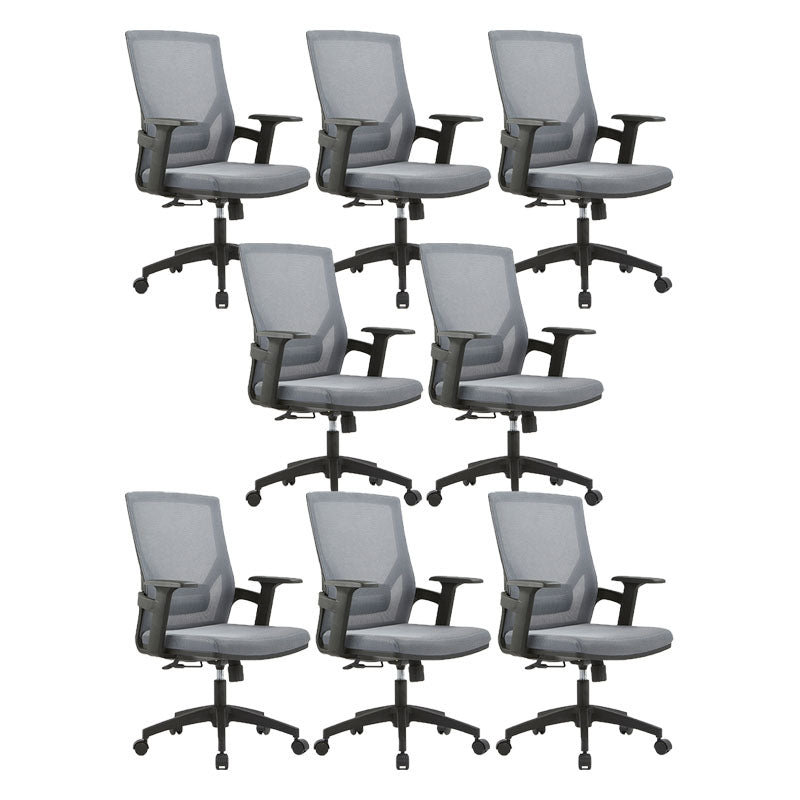 Mid / High Back Office Chair Rotatable Mesh Task Chair with Wheels