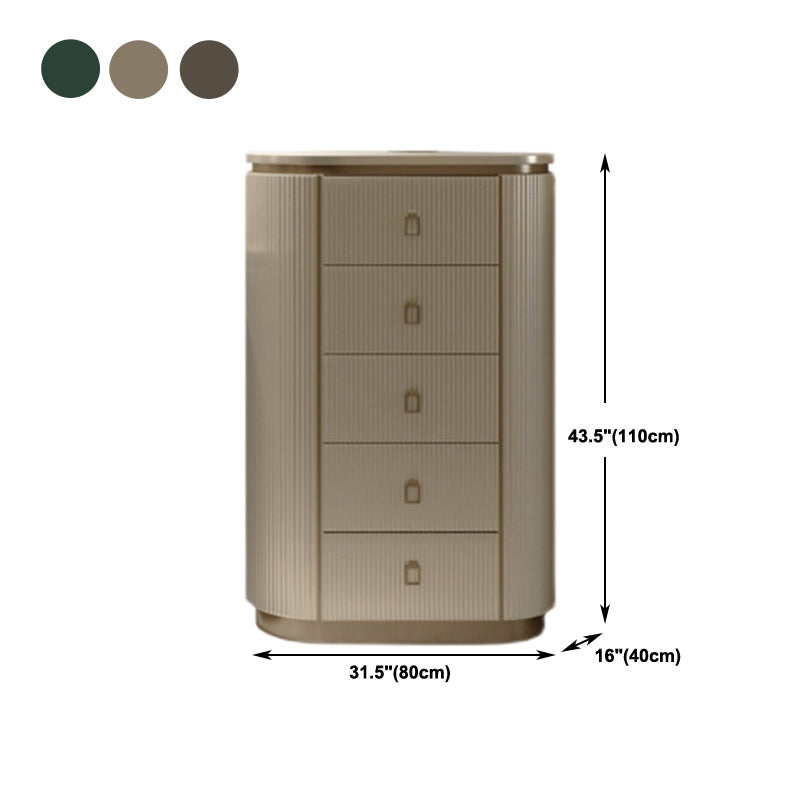 Lingerie Chest Contemporary Wood Dresser with Drawers for Bedroom