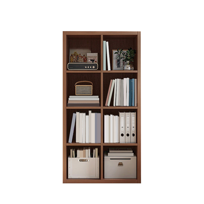 Engineered Wood Bookcase 11.8-inch Wide Contemporary Standard Bookshelf