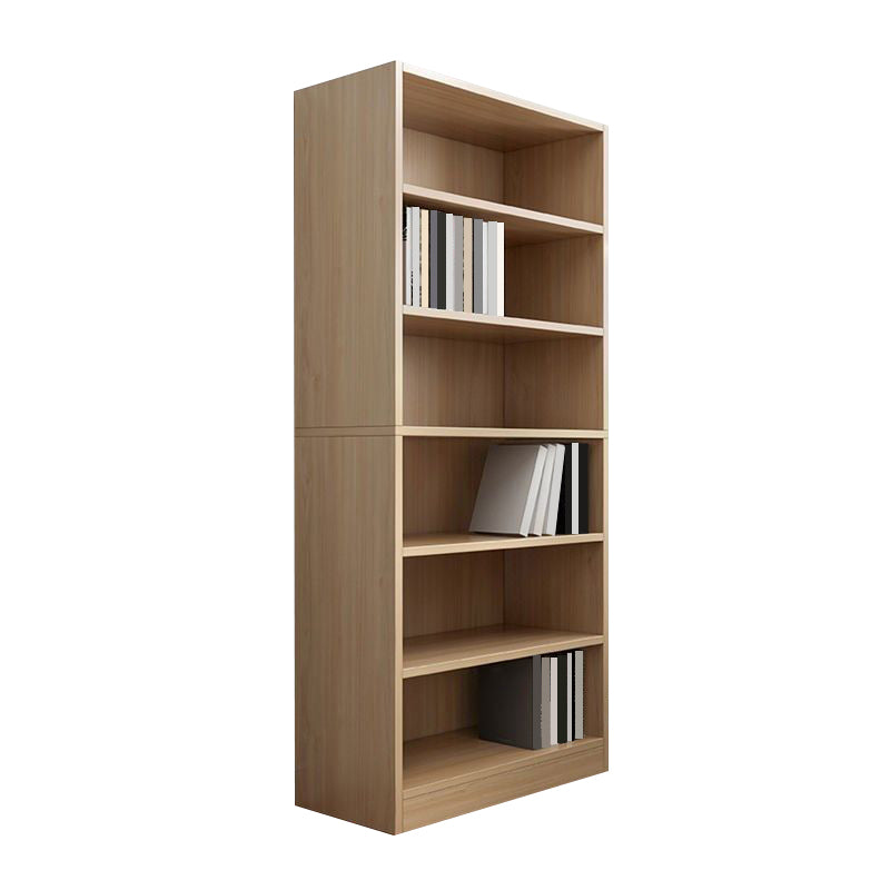 Engineered Wood Bookcase 11.8-inch Wide Contemporary Standard Bookshelf