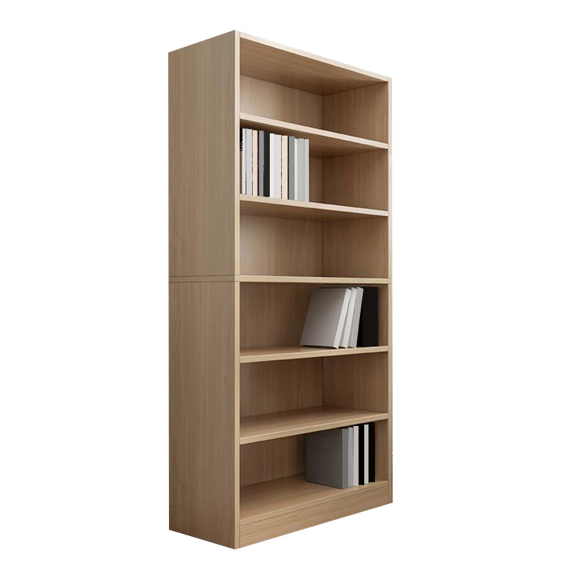 Engineered Wood Bookcase 11.8-inch Wide Contemporary Standard Bookshelf