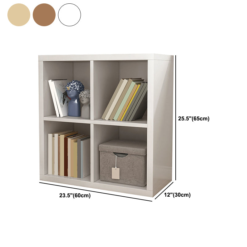 Engineered Wood Bookcase 11.8-inch Wide Contemporary Standard Bookshelf