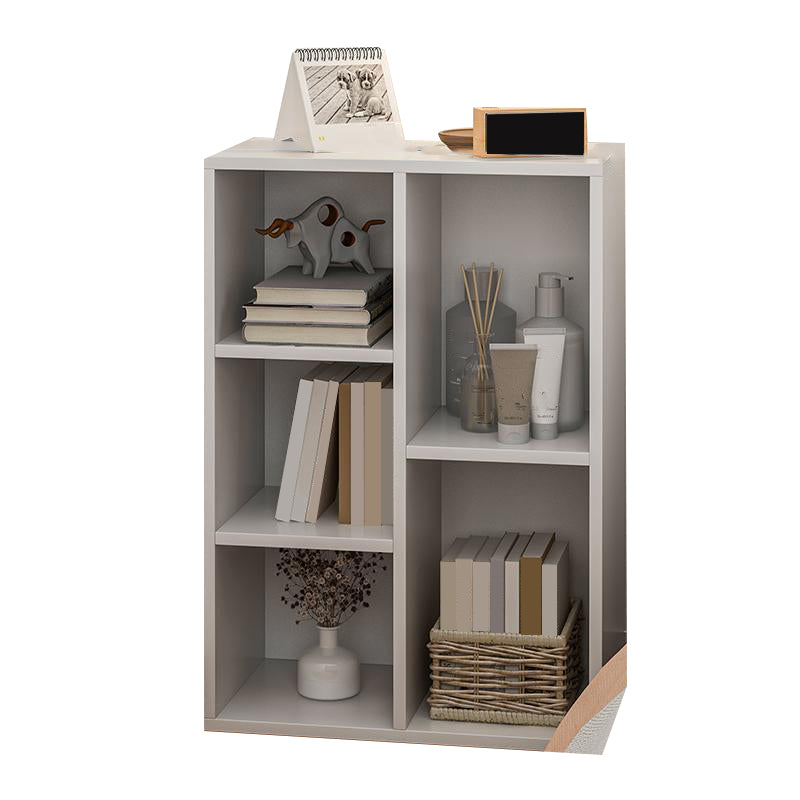 Standard Bookshelf Contemporary Style Closed Back Bookcase for Study Room and Office