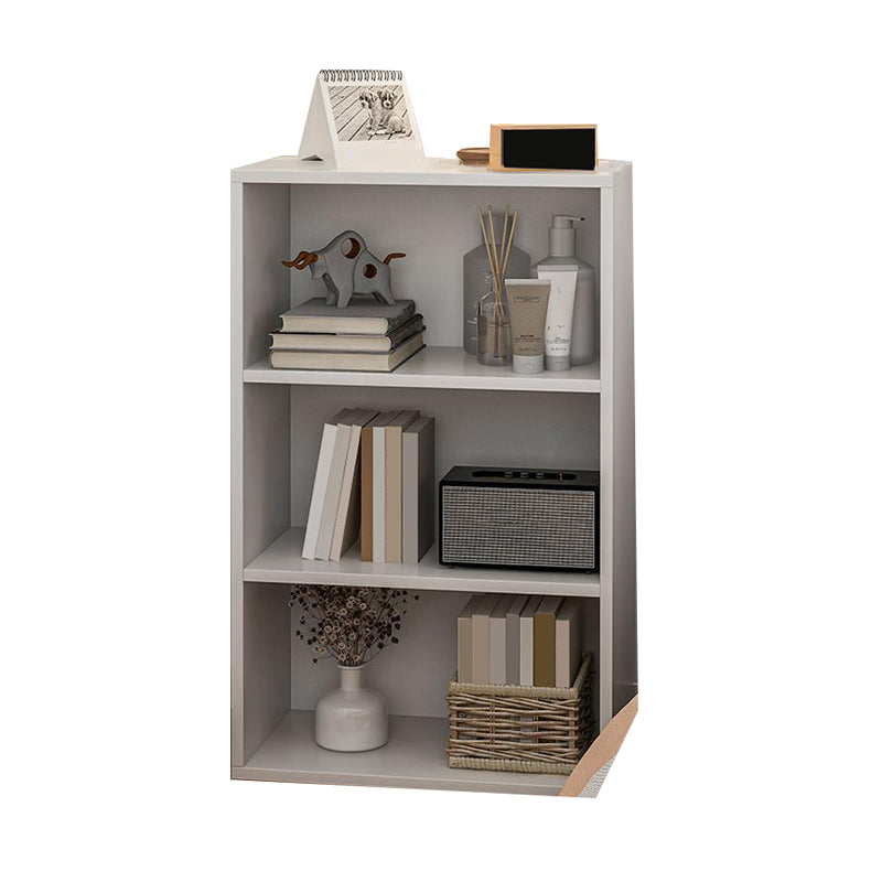 Standard Bookshelf Contemporary Style Closed Back Bookcase for Study Room and Office