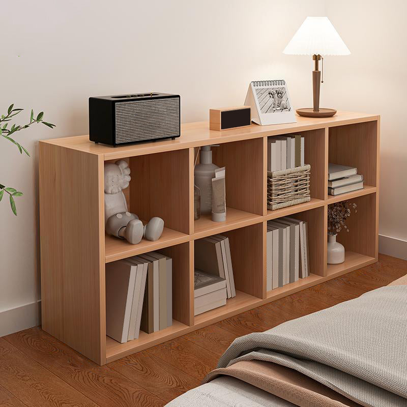 Standard Bookshelf Contemporary Style Closed Back Bookcase for Study Room and Office