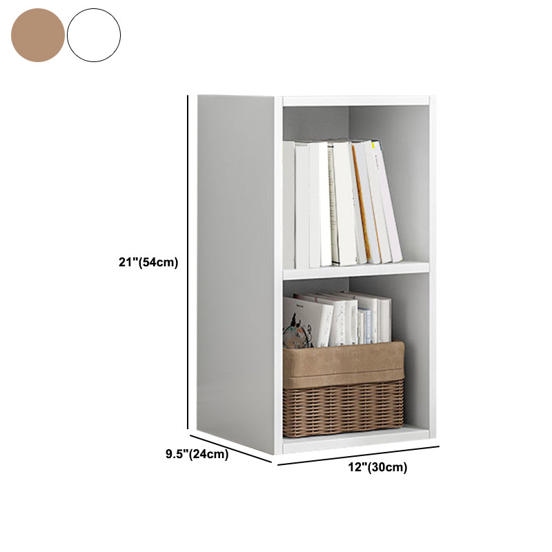 Standard Bookshelf Contemporary Style Closed Back Bookcase for Study Room and Office