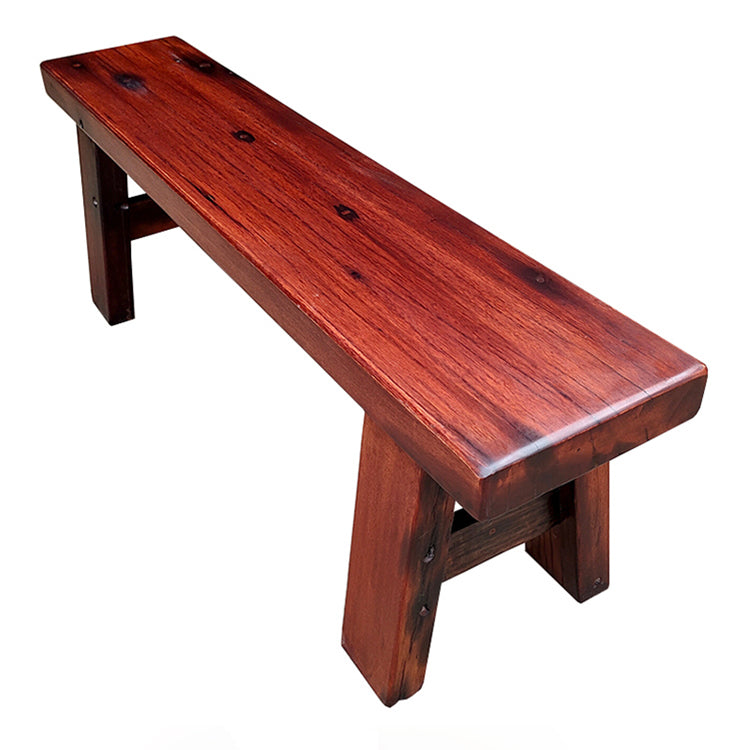 Solid Wood Thickened Dining Bench, Traditional 16"H Seating Bench  with Legs