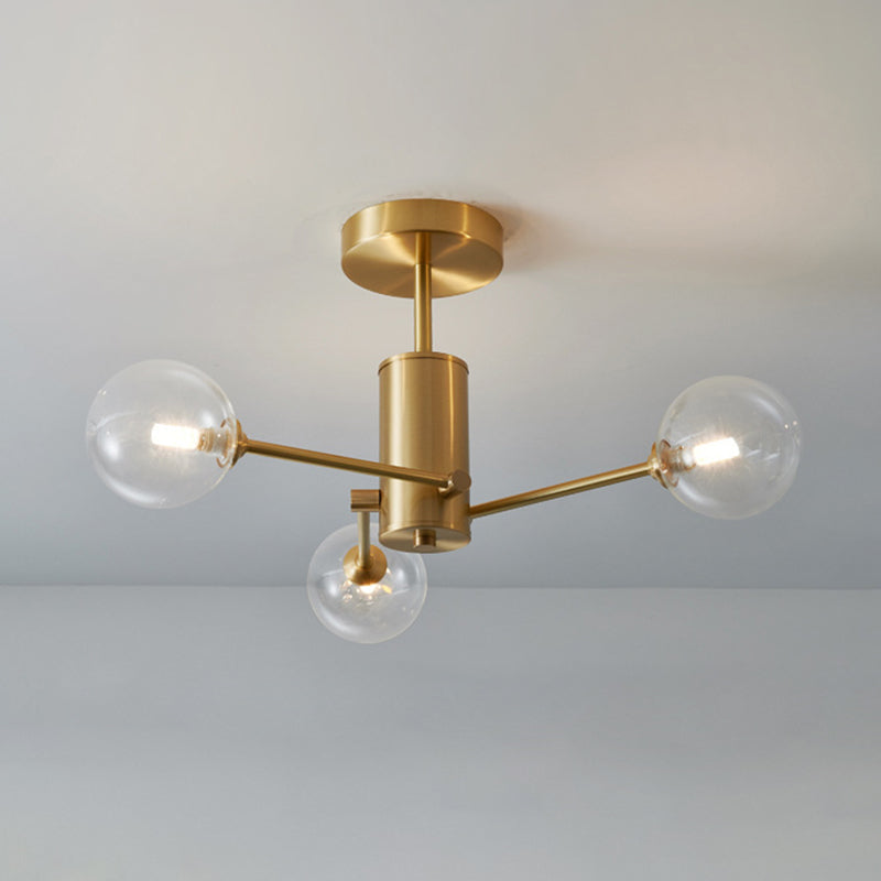 Modernism Sputnik Ceiling Light Globe Shaded Lighting for Hallway Foyer