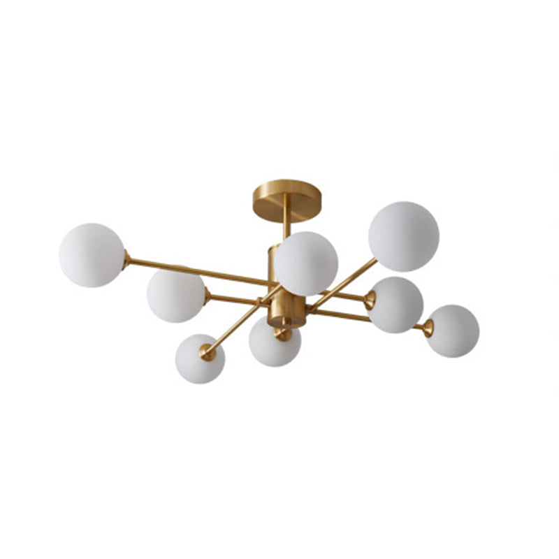 Modernism Sputnik Ceiling Light Globe Shaded Lighting for Hallway Foyer