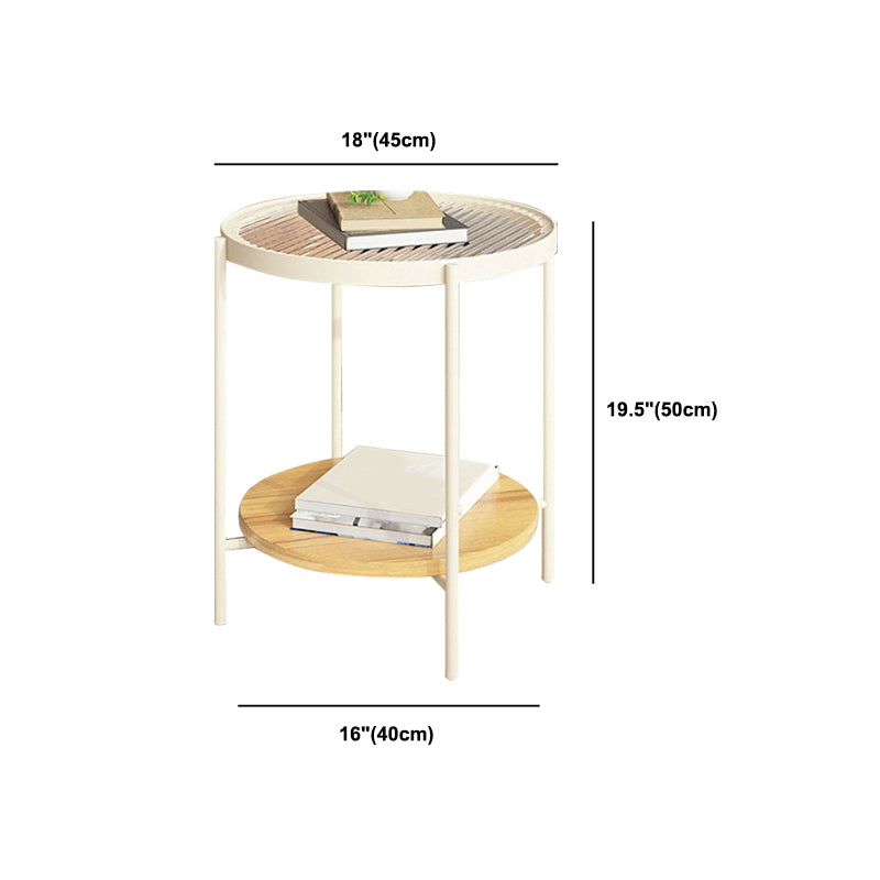 Four Legs Oval Coffee Table Glass Top Minimalist Modern Coffee Table