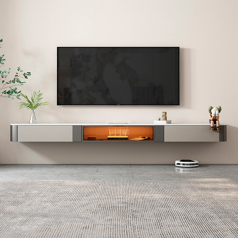 Modern Style TV Stand Wall-mounted Cable Management TV Console,47"L x 11.8"W x 7.87"H