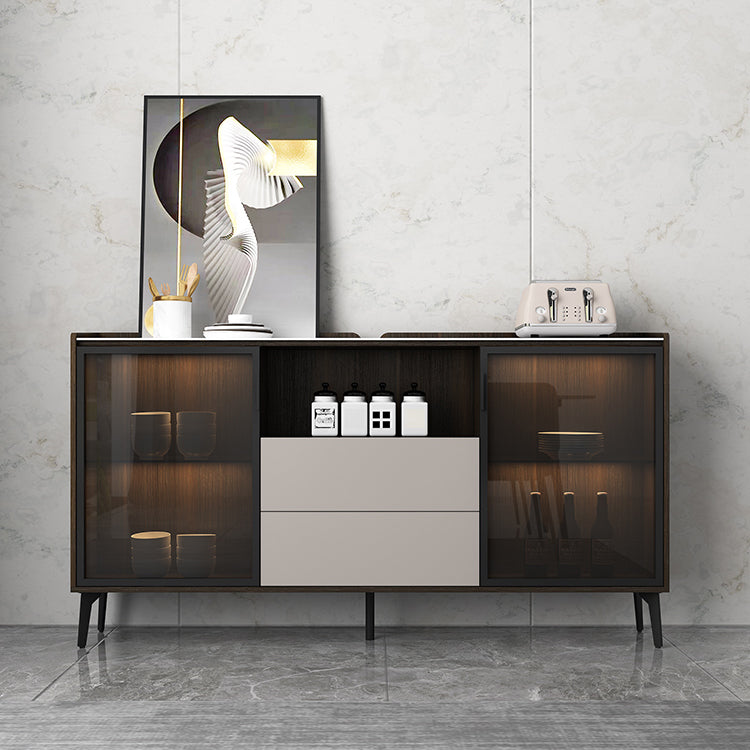 Modern Style Side Board with Drawers and Storage Sideboard for Dining Room