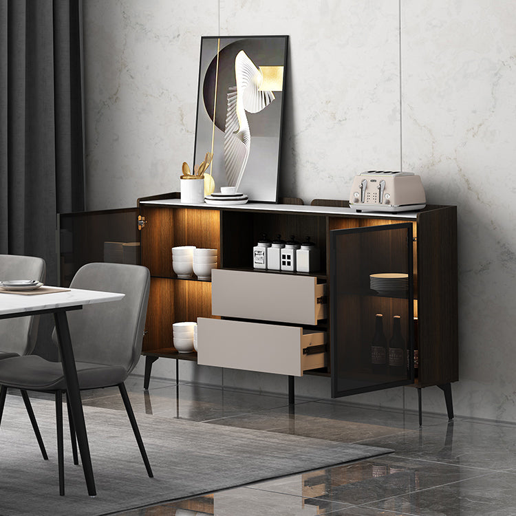 Modern Style Side Board with Drawers and Storage Sideboard for Dining Room