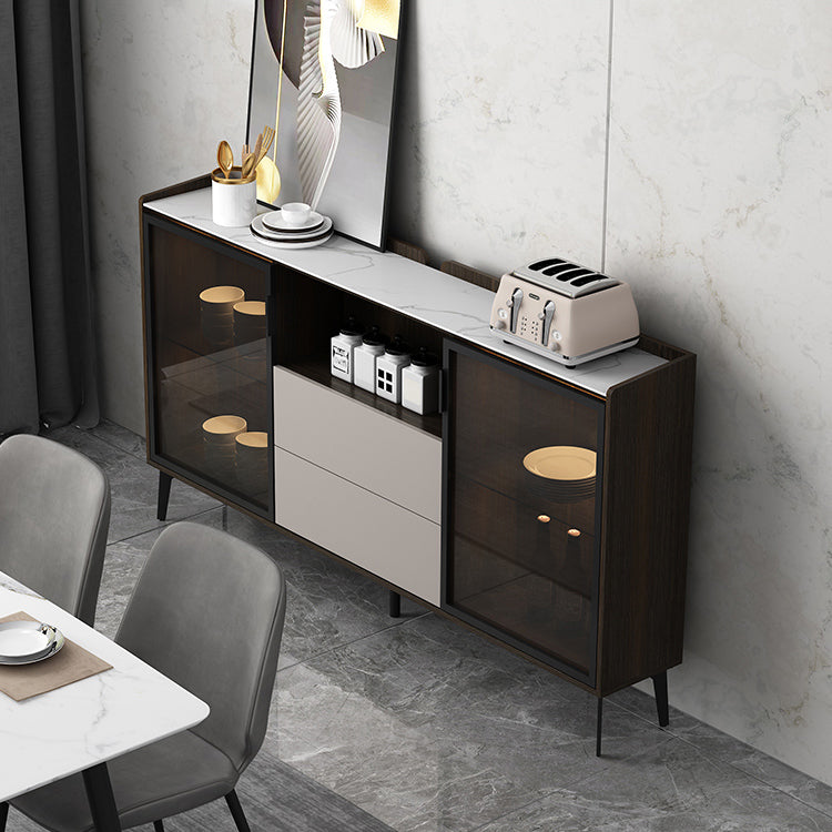 Modern Style Side Board with Drawers and Storage Sideboard for Dining Room