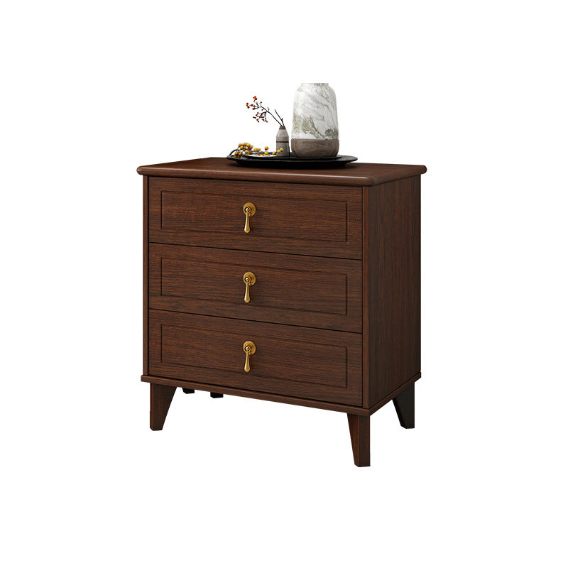 Solid Wood Storage Chest Dresser Modern Bedroom Storage Chest with Drawers