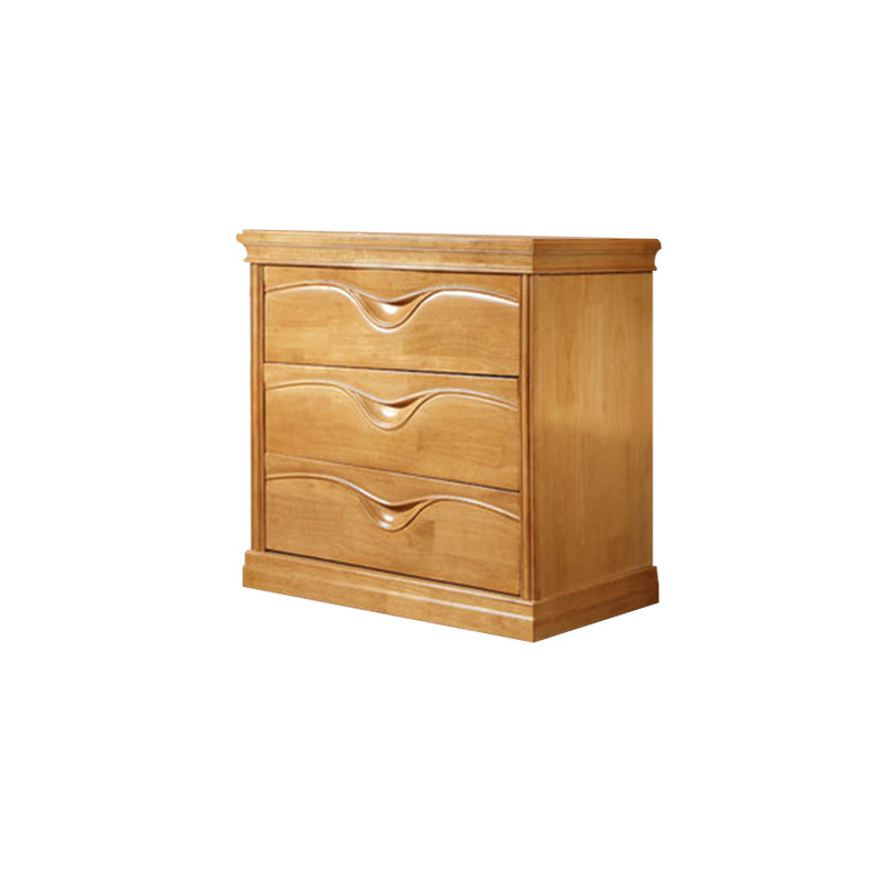 Vertical Oak Storage Chest Dresser Traditional Lingerie Chest with 3 / 4 / 5 Drawers