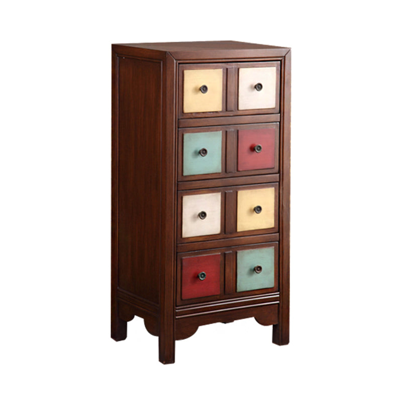 Birch Storage Chest Dresser Traditional Storage Chest with 3 / 4 Drawers