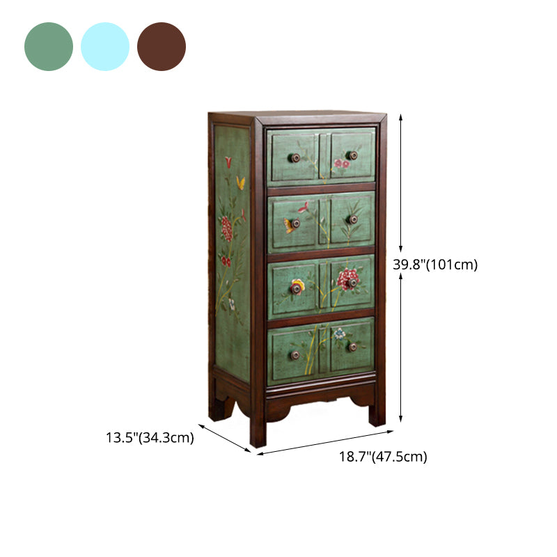 Birch Storage Chest Dresser Traditional Storage Chest with 3 / 4 Drawers