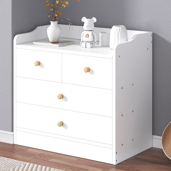 Modern Artificial Wood Lingerie Chest Vertical Storage Chest Dresser with Drawers