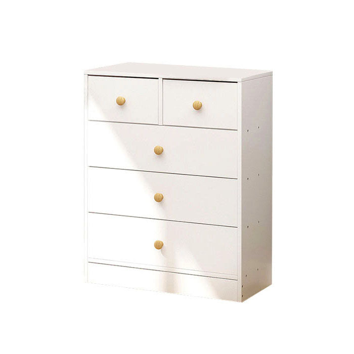 Modern Artificial Wood Lingerie Chest Vertical Storage Chest Dresser with Drawers