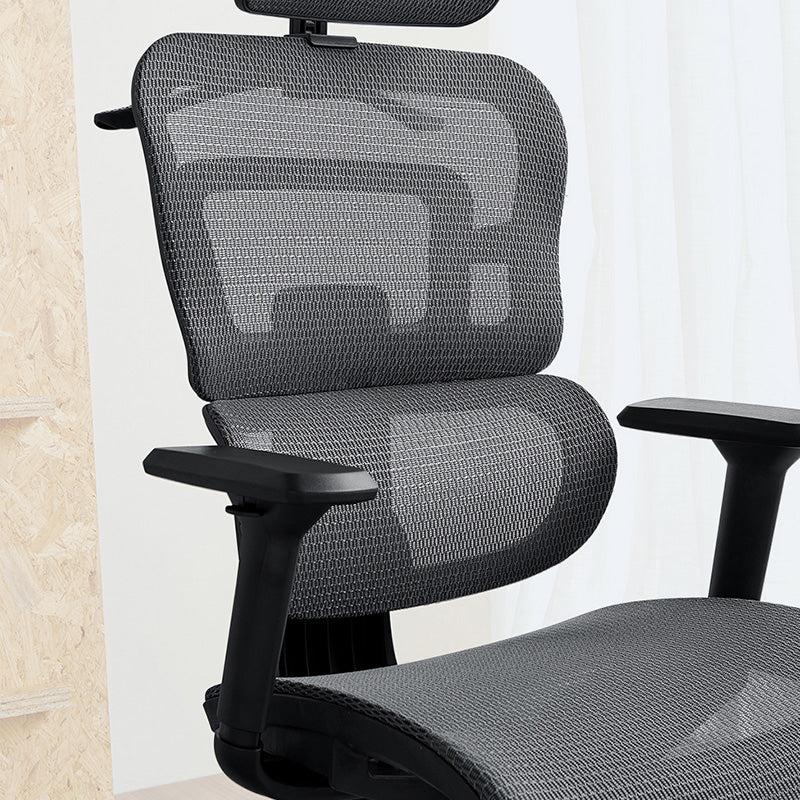 Contemporary High Back Ergonomic Task Chair Adjustable Back Height Office Chair