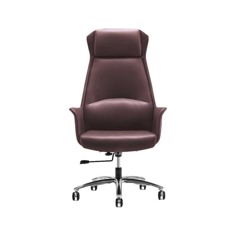 Modern Leather Management Office Chair High Back Executive Ergonomic Computer Chair