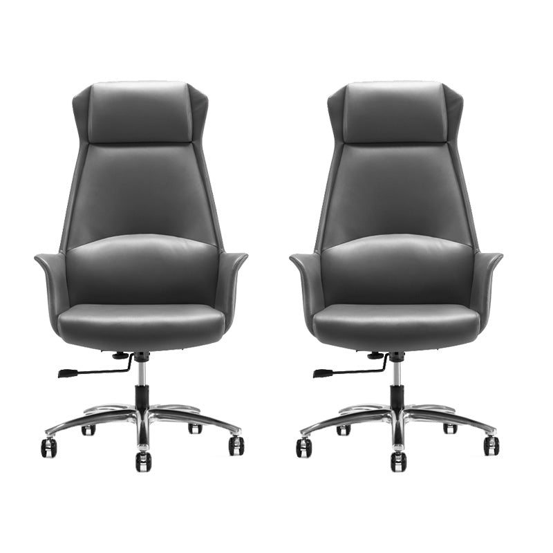 Modern Leather Management Office Chair High Back Executive Ergonomic Computer Chair