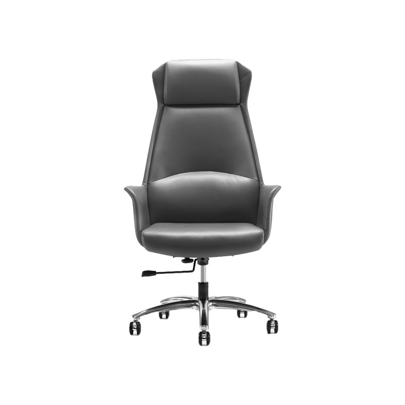 Modern Leather Management Office Chair High Back Executive Ergonomic Computer Chair