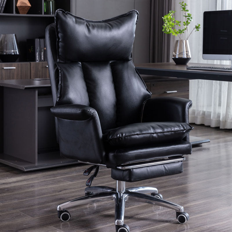 Modern Slide Chair High Back Ergonomic Adjustable Leather Executive Chair