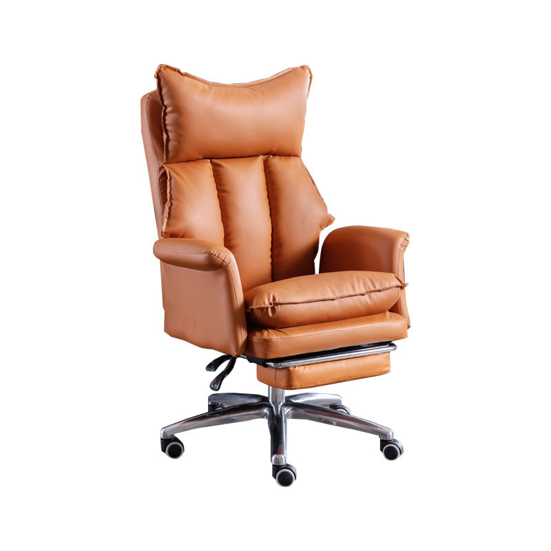 Modern Slide Chair High Back Ergonomic Adjustable Leather Executive Chair