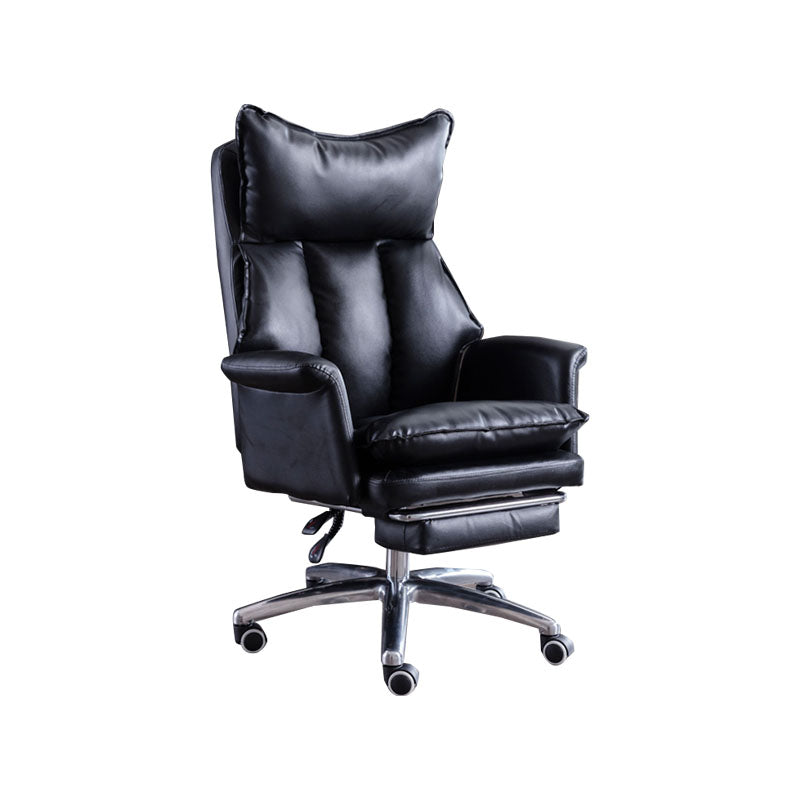 Modern Slide Chair High Back Ergonomic Adjustable Leather Executive Chair