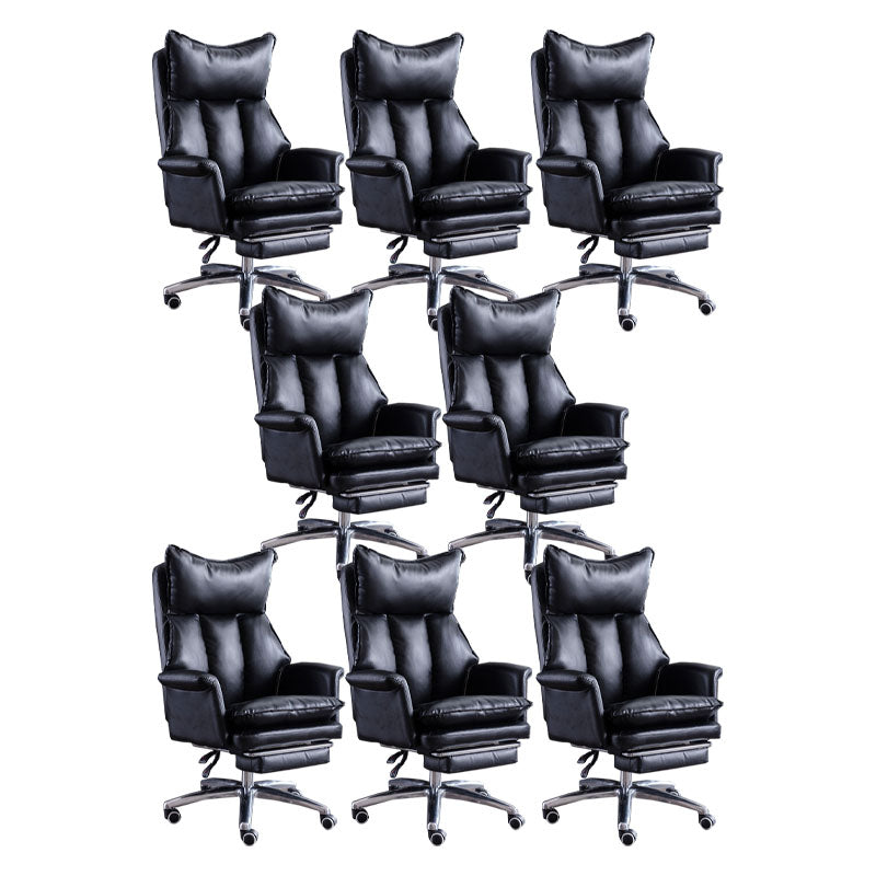 Modern Slide Chair High Back Ergonomic Adjustable Leather Executive Chair