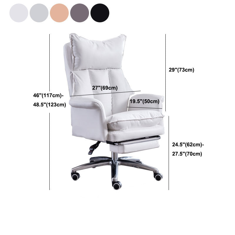 Modern Slide Chair High Back Ergonomic Adjustable Leather Executive Chair