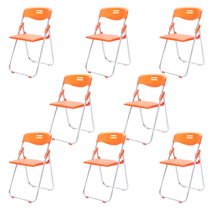 Modern Plastic Office Chair Armless Folding Conference Chair