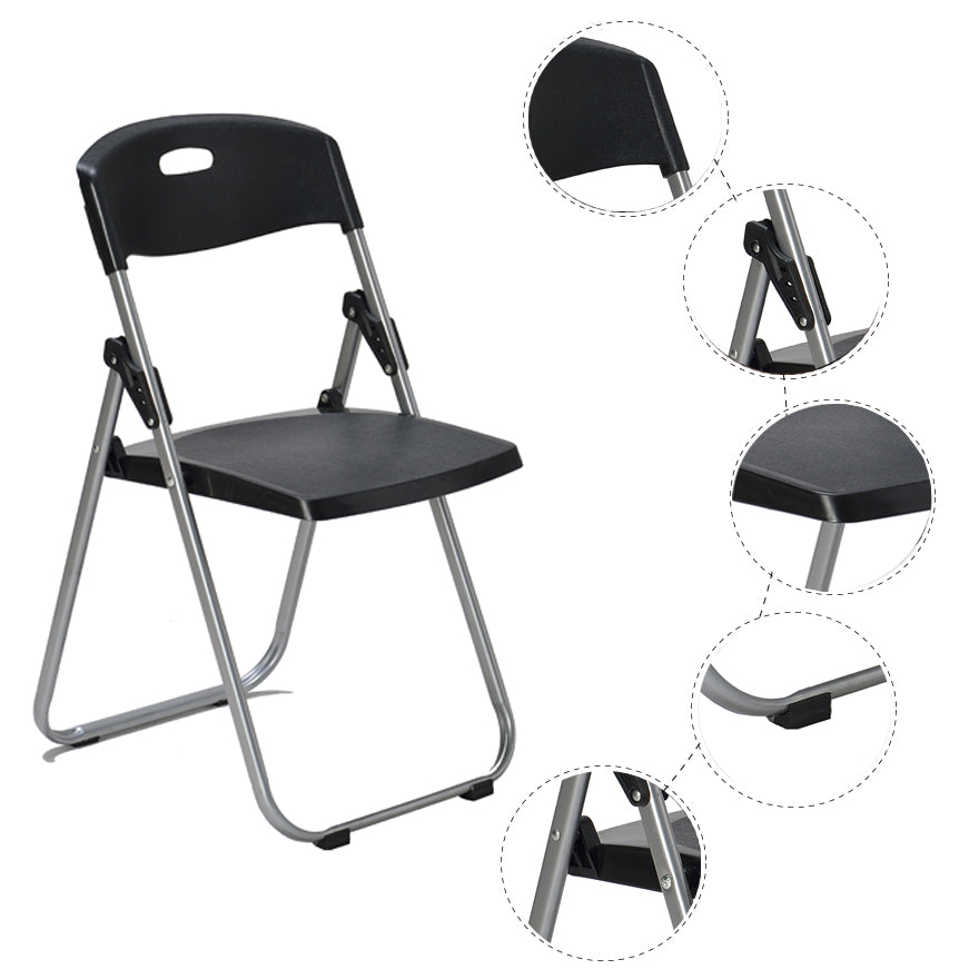 Modern Plastic Office Chair Armless Folding Conference Chair