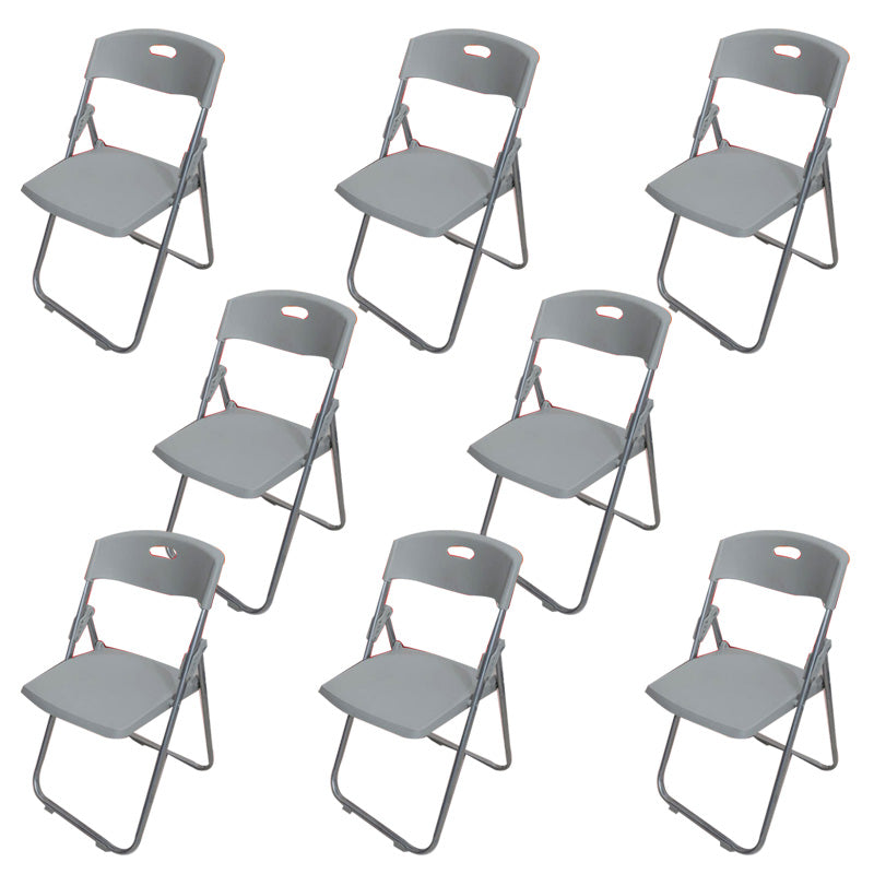 Modern Plastic Office Chair Armless Folding Conference Chair